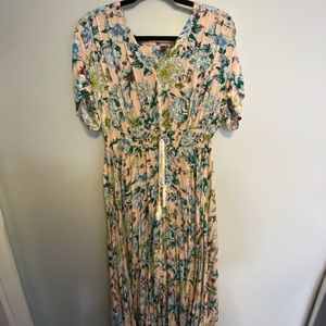 Cotton button up dress